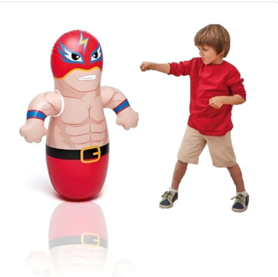 Children punching box